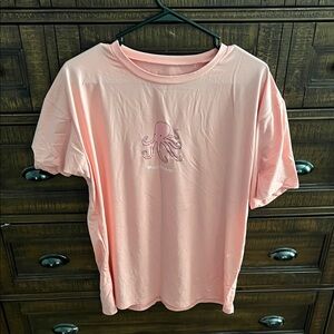 Pink Octopus Graphic T-Shirt